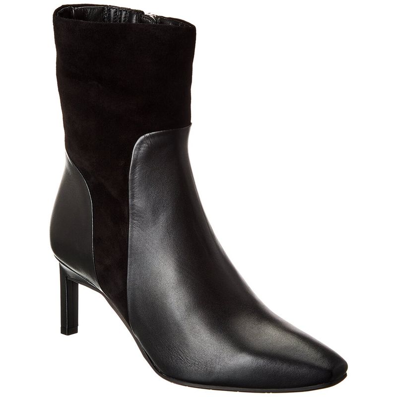 Aquatalia Rowanna Weatherproof Leather Boot, Black